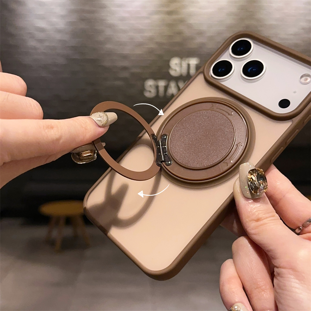 Magsafe Wireless Charger - Custodia Magnetica Girevole a 360° per