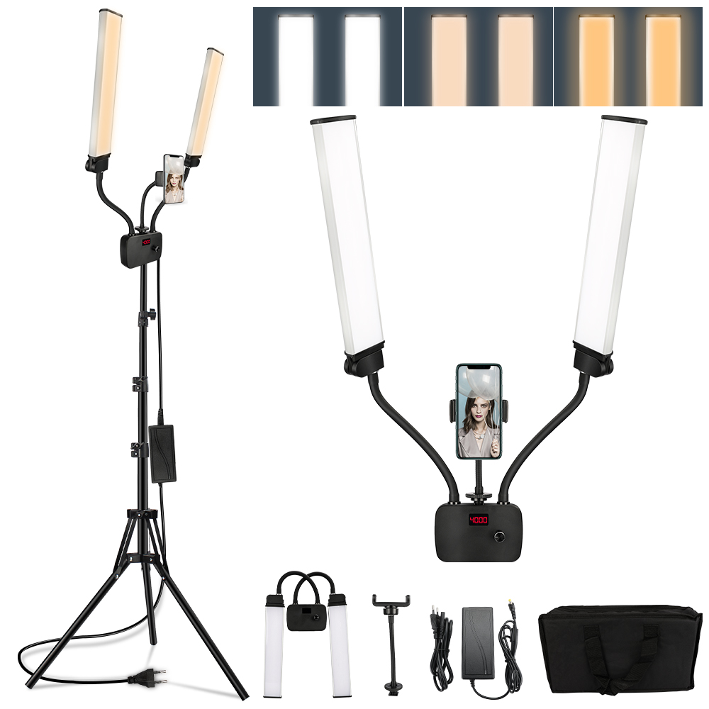 Led Strip Selfie - Lampada LED a Doppio Braccio per