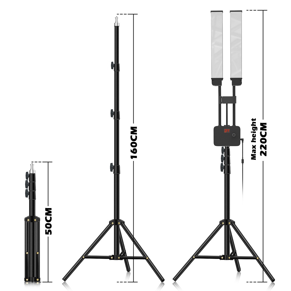 45W LED Video Light Double Arm - Led Strip Selfie recensione e prezzo