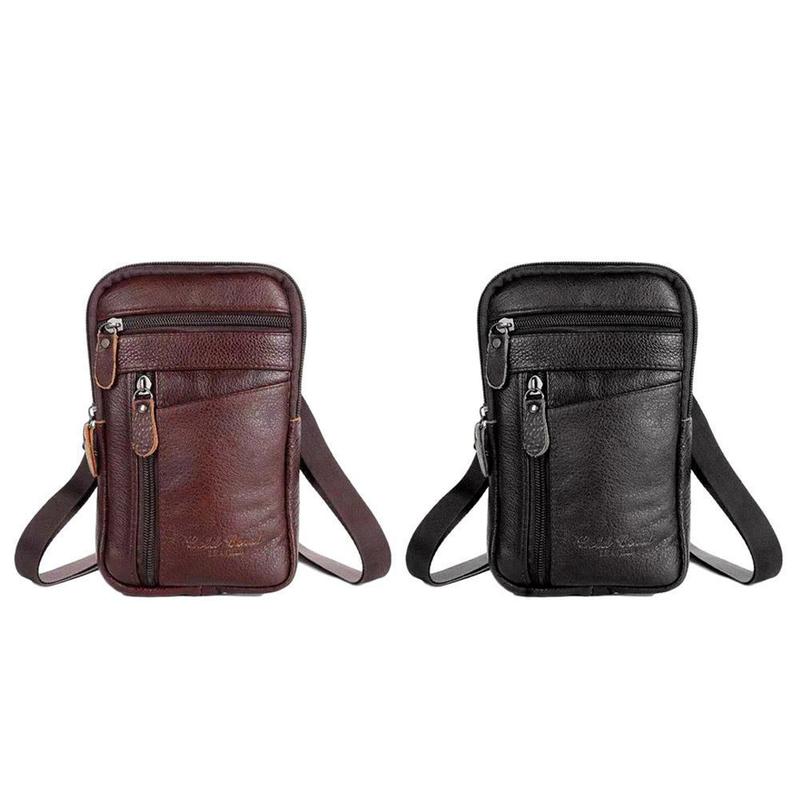 Borsa da uomo in vera pelle, b - Phone Accessories Men recensione e prezzo