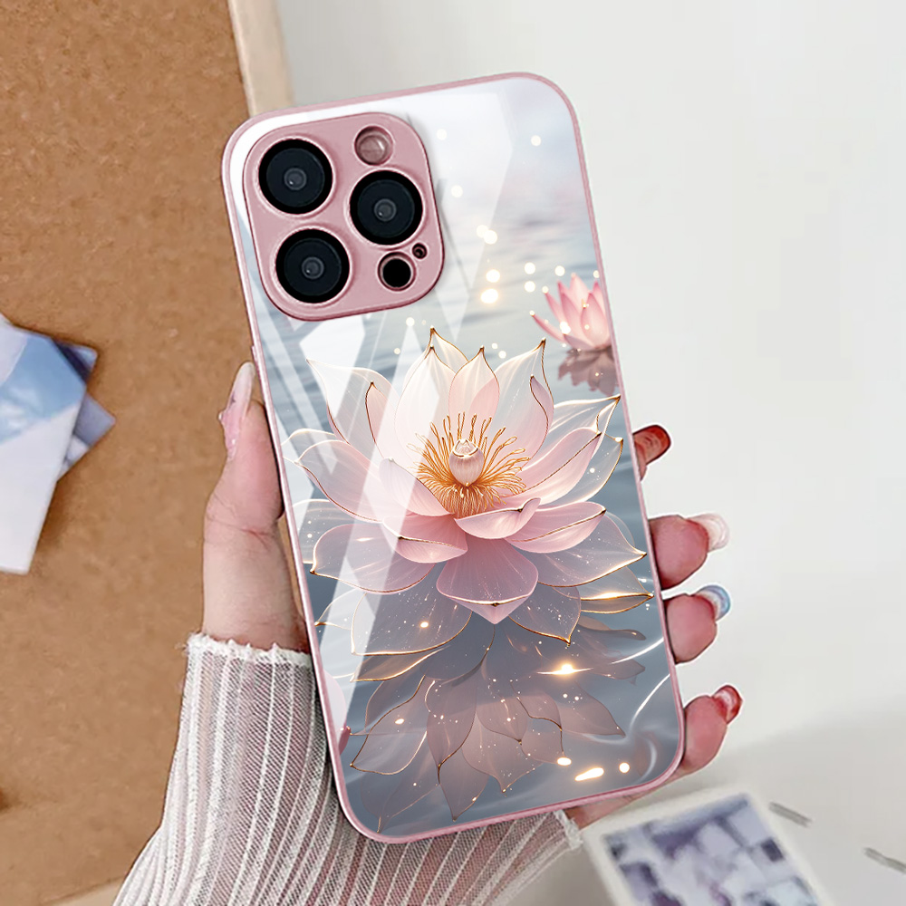Custodia per telefono fiore di - Tempered Glass Screen recensione e prezzo